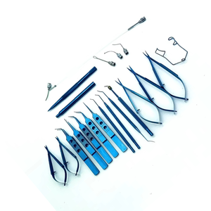 Juego de 21 Instrumentos de Titanio para Cirugía de Cataratas, Kit Quirúrgico Oftálmico, Herramientas para Operaciones Oculares Sin Estuche - Product Image 5