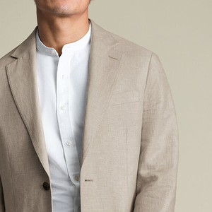 Blazer léger et respirant pour homme, écologique, pour les voyages, design personnalisé, coupe ajustée pour adultes - Product Image 4