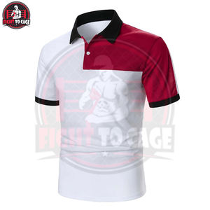 Chemises polo en coton confortables pour hommes, couleur blanc, bordeaux et noir, nouvelle tendance, qualité supérieure, meilleur fournisseur, service OEM ODM. - Product Image 2