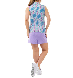 เสื้อโปโลกอล์ฟแขนกุดรุ่นใหม่ Dunning Brigid ระบายอากาศได้ดี น้ำหนักเบา เหมาะสำหรับเล่นกีฬาสำหรับผู้หญิง - Product Image 2
