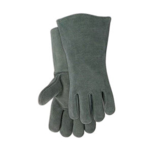 Welding <b>Gloves</b> Leather Heat Resistant Fire Custom Logo Welding <b>Gloves</b> Hand Protection Welding <b>Gloves</b> - Product Image 2