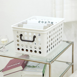Organizador de Cajones SongSong, Juego de 5 Piezas, Apilable, Contemporáneo, Cestas de Almacenamiento para el Hogar, Fabricado en Corea, Mini Armario de Plástico PP Blanco - Product Image 2