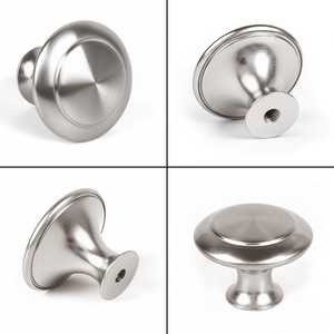 <b>Round</b> Metal Cabinet Knob Minimalist Furniture <b>Handle</b> for Storage Closet <b>Doors</b> Durable Metal Hardware Home Hotel Villas Decor - Product Image 6