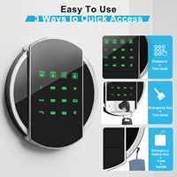 Caja Fuerte de Seguridad Metálica Vertical Alta de Fábrica, con Código Digital y Llave, Antirrobo, con Iluminación Interior
