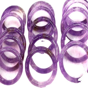 <span class=keywords><strong>Bracciale</strong></span> in Ametista Naturale Grezza con Perle di <span class=keywords><strong>Corno</strong></span> di Antilope, Braccialetto in Cristallo di Ametista Viola - Product Image 2