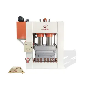 1200*1000mm wood sawdust pallet production line press wood pallet making machine from yiyu