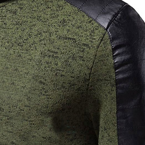 เสื้อฮู้ดสีเขียวมะกอก PIP-Pakistan สำหรับผู้ชาย พร้อมกางเกงคาร์โก้สีดำ ชุดลำลองสำหรับฤดูหนาว แบบเต็มตัว สีพื้น - Product Image 4