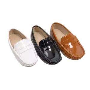 Chaussures pour garçons, nouveau design unisexe, bout rond, cuir véritable, fabricant, approvisionnement en gros - Product Image 5