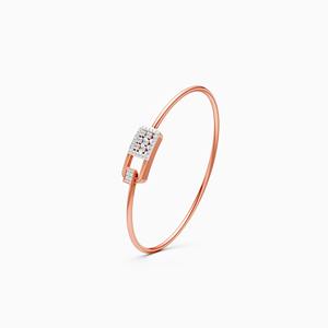 กำไลเพชรโมเดิร์นโกลว์แล็บเกรนด์ พร้อมเพชร 0.36 กะรัต ทำจากทองคำ 9K สีเหลือง สีขาว และสีโรสโกลด์ - Product Image 1