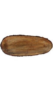Plateau de service moderne en bois écologique à bords naturels, jetable, pour restaurants, hôtels et maisons - Product Image 4