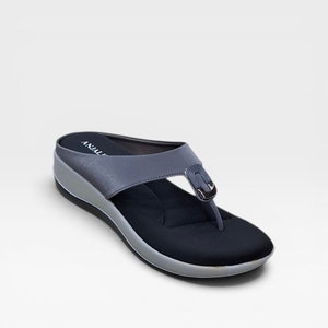 Sandales compensées élégantes et confortables pour femmes, avec bride à boucle, coussinets souples, antidérapantes et légères pour le quotidien - Product Image 1