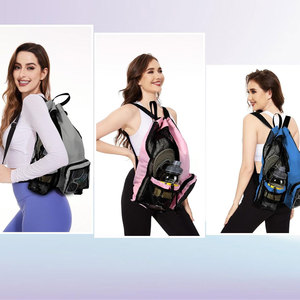 Supplier Colorful Travel Polyester <b>Drawstring</b> Bag High Quality Custom Clothing Packaging Waterproof Shopping <b>Drawstring</b> <b>Backpack</b> - Product Image 3