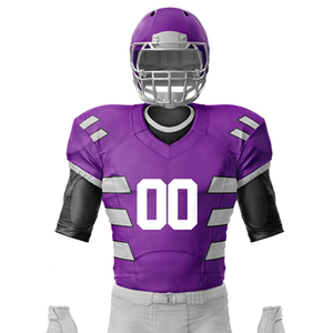 Uniformes de fútbol americano sublimados personalizados de alta calidad, producto de moda, conjunto de camiseta y pantalones cortos de fútbol americano - Product Image 4