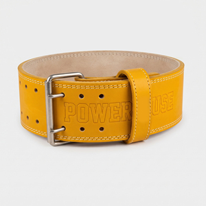 Ceinture de musculation en cuir avec boucle réglable, 10 mm, en cuir de vachette, soutien lombaire, ceinture d'entraînement de force unisexe, ceintures en cuir pour la gym - Product Image 1