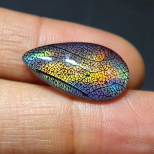 Piedra Preciosa de Ópalo Monarca Doble, Ópalo de Fuego Arcoíris, Joyería de Ópalo Monarca Hecha a Mano, Anillo de Ópalo Monarca Doble, Joyería de Ópalo Colorido - Product Image 4