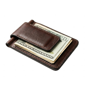 Premium Money Clip Slim Metal RFID Secure Cash <b>Holder</b> Minimalist <b>Wallet</b> Alternative for Men Business Gift Use OEM - Product Image 1