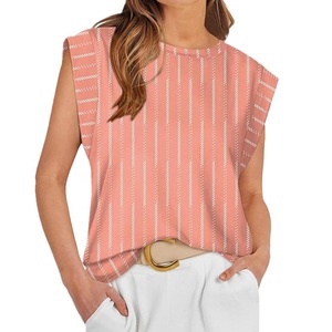 <b>Tank</b> <b>Top</b> Export Women's Solid Color Cotton Comfortable Sleeveless Casual Shirt Soft Breathable Lightweight Summer <b>Top</b> for Women - Product Image 5