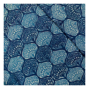 Sản phẩm bán chạy nhất hoa chàm Xanh ajrakh handblock bông vải cho hàng may mặc - Product Image 6