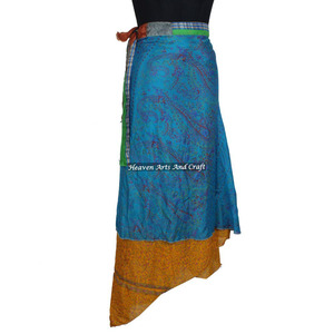 <b>Skirts</b> Vintage Style Silk <b>Wrap</b> Indian Magic Silk <b>Wrap</b> <b>Skirt</b> new Women Fashion Plus Size Sexy <b>Wrap</b> <b>Skirt</b> Indian Print - Product Image 5