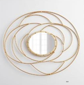 Modern Luxury Mirror for Home Living Room High Exclusive Quality Metal <b>Antique</b> Design Vanity Mirror - Product Image 4