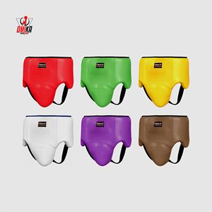 OMIKA INTERNATIONAL Protège-entrejambe de boxe professionnel unisexe - Protection en cuir résistant aux chocs pour MMA, mousse haute densité, logo personnalisé - Product Image 5