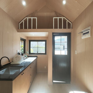 Casa Rodante Moderna de Acero, Casa Prefabricada sobre Ruedas, Casa Móvil Modular, Cabaña Portátil con Cocina, ENVÍO GRATUITO - Product Image 4
