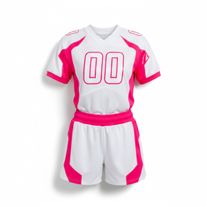 ชุดยูนิฟอร์มอเมริกันฟุตบอลแบบยืดหยุ่นสูง พิมพ์โลโก้ตามสั่ง เสื้อเจอร์ซีย์ฟุตบอลสำหรับทีมมืออาชีพ ใช้สำหรับฝึกซ้อมและแข่งขัน - Product Image 2