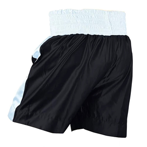 New Latest Design Reasonable Price Solid MMA <b>Shorts</b> Custom Logo <b>Men</b> Embroidery Breathable Quick Dry Elastic Waist Boxing - Product Image 4