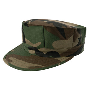 Wholesale Digital <b>Camo</b> Flat Top <b>Cap</b> 8 Points Panel Fatigue Hat Custom Logo Cotton Utility Premium Hat OEM ODM Manufacturer - Product Image 4