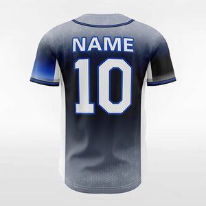 Maillot de baseball par sublimation, design personnalisé, séchage rapide, tissu polyester respirant, maillot de baseball bicolore, vente en gros - Product Image 5