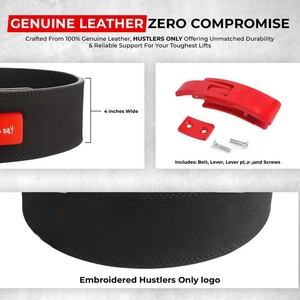 Cinturón de levantamiento de pesas con logo personalizado, cinturón de palanca para sentadillas en gimnasio, soporte de espalda para peso muerto, cinturones de powerlifting - Product Image 5