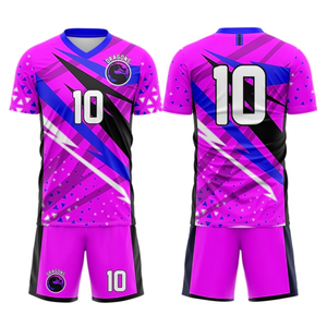 Maillots de football 100 % polyester imprimés par transfert thermique – Qualité supérieure, vente en gros à prix abordable, kits pour équipes de club, maillots pour adultes, séchage rapide - Product Image 4