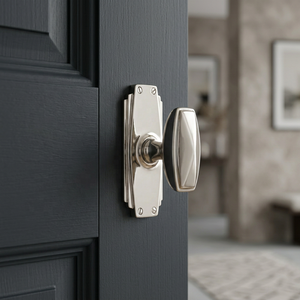 Modern Oval Designer Brass Cabinet Knob with <b>Flat</b> Backplate Durable Nickel polished Furniture Handle for Kitchen Drawer Pulls - Product Image 3