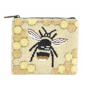 Handmade Mini Seed Beaded Animal Print Lobster Style <b>Coin</b> Purse <b>Coin</b> Collecting Key Card <b>Case</b> Gift Pouch Small Saving Pouch - Product Image 3