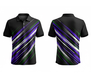 เสื้อโปโลบริษัทแบบสั่งทำพิเศษ พร้อมบริการพิมพ์ลายแบบ Sublimation ผลิตโดยผู้ผลิตที่เชี่ยวชาญ ตะเข็บทนทาน สำหรับผู้ชาย ผู้หญิง และเยาวชน แห้งเร็ว ระบายอากาศได้ดี เหมาะสำหรับกิจกรรมกีฬา - Product Image 1