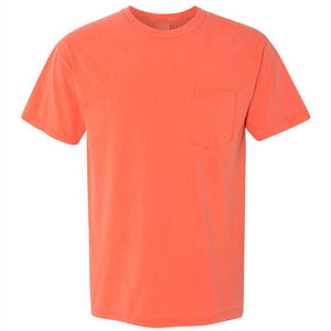 เสื้อยืดผู้ชายขายส่ง ผ้าโพลีเอสเตอร์ 100% ป้องกันขนร่วง กระเป๋าหน้าอก สีพื้นเรียบ คุณภาพพรีเมียม แบบพื้นฐาน สวมใส่สบาย แขนสั้น - Product Image 1