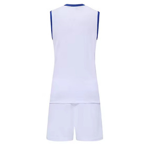 Wholesale Volleyball Uniform Set Lightweight <b>Polyester</b> Jersey <b>Shorts</b> Quick Dry Fabric for Team Matches Training - Product Image 6
