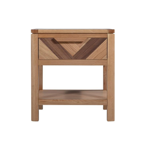 Muebles para el Hogar de la Mejor Calidad, Diseño Contemporáneo, Colección MARS, Mesa de Noche de Madera Maciza para Dormitorio - Product Image 1