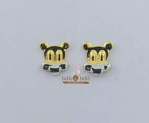 Clásicos Pendientes de Oro Puro Sólido de 22K para Mujer, Minimalistas, Duraderos, de Oro Real - Product Image 1