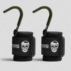 Adjustable Iron Weight Lifting <b>Foam</b> <b>Padded</b> Grip Hooks Non-slip Deadlift Wrist Straps Palm Support Gym Fitness Training Workout - Product Image 4
