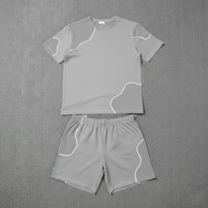 Wholesale <b>t</b> Shirt and Shorts Men Set Two Piece Summer Sweat Shorts Set <b>T</b>-shirt for logo Custom Men <b>t</b> Shirts - Product Image 1
