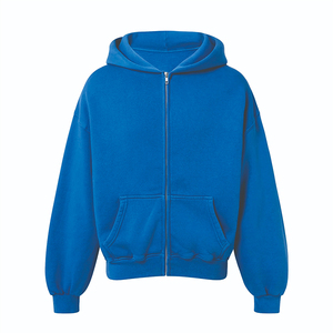 Loose Fitted <b>Thick</b> <b>Fleece</b> Fabric Made Men's Zipper Hoodies Reasonable Price Bulk Order High Durable Customer Demanding Hoodie - Product Image 1
