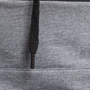 เสื้อฮู้ดผู้ชายใส่สบายสำหรับออกกำลังกายในฤดูหนาว ผ้าฝ้ายฟลีซ 100% สีพื้น จำนวนมาก - Product Image 6