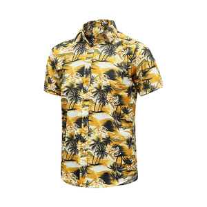 Men's Tie Dye Hawaiian Style Short Sleeve Breathable Casual <b>Shirt</b> Red Blue White Poplin Turn-down Collar Summer Wear - Product Image 6