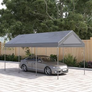 "10FT X 20FT Carport <b>Canopy</b> <b>Tent</b> Portable Garage Patio Cover Adjustable Height Anti UV Car Truck Shelter" - Product Image 2
