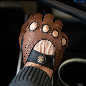 Guantes de Conducción Deportivos Modernos de Cuero SHIFT SPORTS - Impermeables, Transpirables, Resistentes al Viento, Dedos Completos, Correa de Muñeca Ajustable, Antideslizantes, para Exteriores - Product Image 2