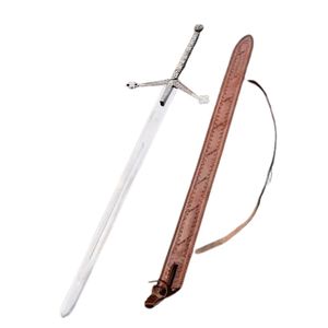 Espada de Acero Inoxidable con Hoja Recta, Cuchillo de Combate con Mango de Madera, Personalizable OEM, Grosor de Grado Industrial - Product Image 3