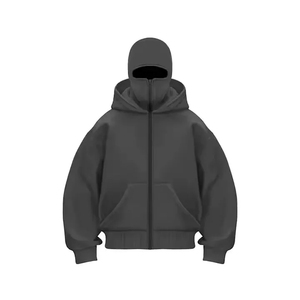 Sweat à capuche d'hiver pour homme, le plus vendu, en molleton 100% coton, double couche, coupe oversize, grammage lourd, personnalisable, avec poche, respirant et à séchage rapide - Product Image 1