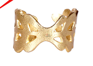 Metal Designer Napkin Ring, Decorative Napkin Ring Designer Leaf Napkin Ring luxury Napkin Ring stylish Napkin Ring - Product Image 1