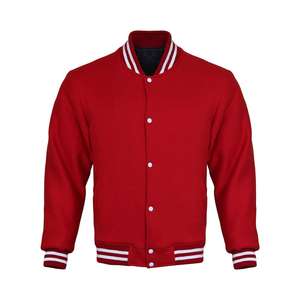 Chaqueta Letterman Personalizada al por Mayor para Hombre, de Alta Calidad, de Lana, Resistente al Viento, Impermeable, Transpirable, con Capucha y Cuello Alto, para Invierno - Product Image 6